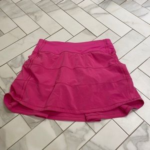 sonic pink lululemon skirt!